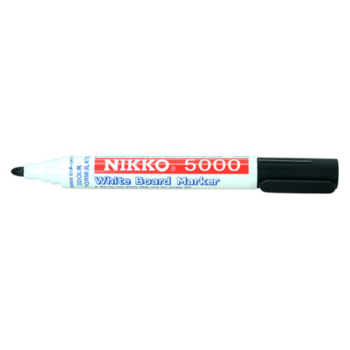 Nikko 5000 Dry Erase Whiteboard Marker Black Box of 12