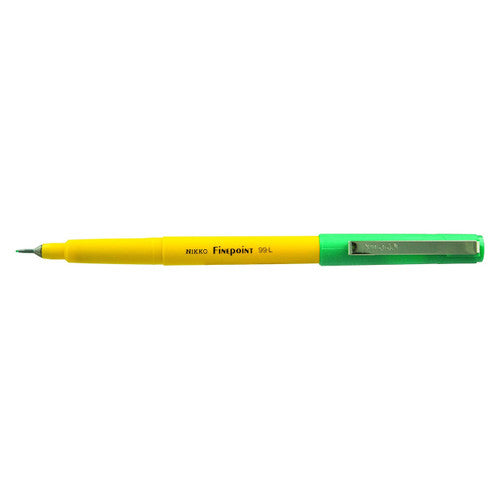 Nikko Finepoint 99-L Pen 0.4mm Green Box of 12
