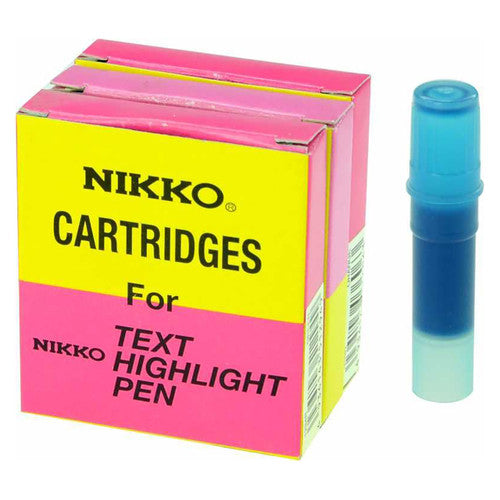 Nikko Highlighter Refill Blue Pack of 5