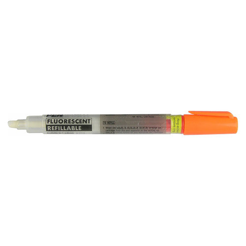 Nikko Highlighter Refillable Orange Pack of 12
