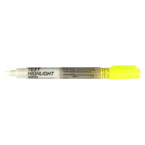 Nikko Highlighter Refillable Yellow Pack of 12