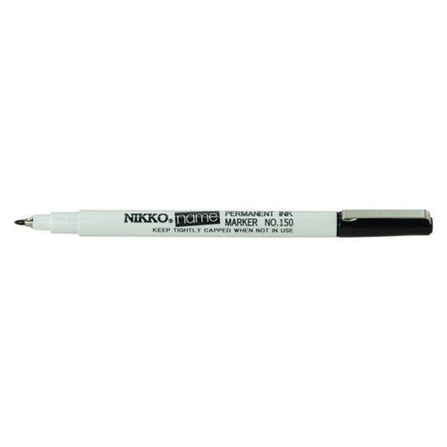 Nikko Name Pen Laundry and Freezer Marker Black Box of 25