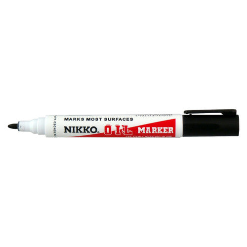 Nikko Permanent Oil Marker Bullet Tip Assorted Box of 12