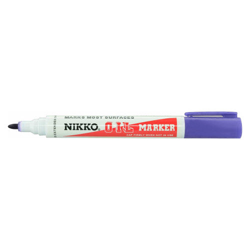 Nikko Permanent Oil Marker Bullet Tip Assorted Box of 12