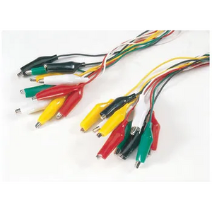 Alligator Clip Leads 50cm Pack of 10