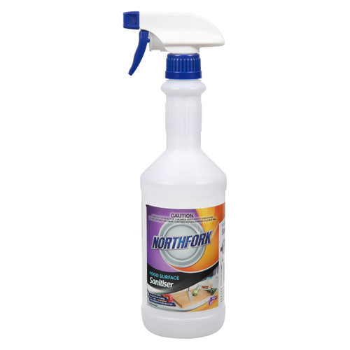 Northfork Food Surface Sanitiser Decanting Bottle 750ml Pack of 12