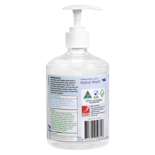 Northfork GECA Antibacterial Liquid Hand Wash 500ml Carton of 12