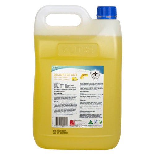 Northfork Hospital Grade Lemon Disinfectant 5 Litre Carton of 3