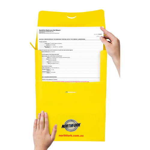 Northfork SDS Document Box A4 Yellow