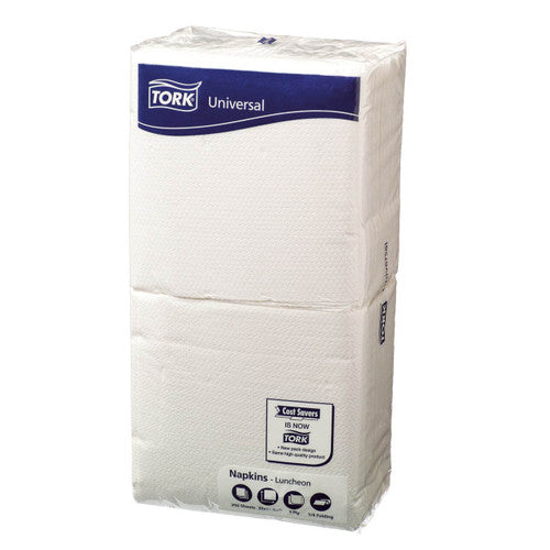 Tork Natural Lunch Napkin 1 Ply Quarterfold Carton of 10