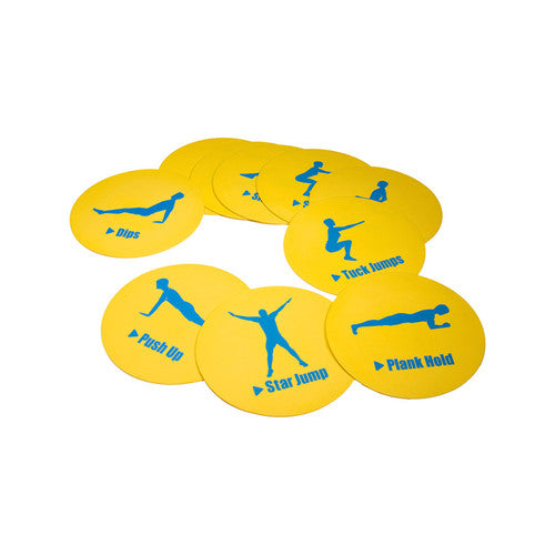 Nyda Exercise Spot Markers Set of 12