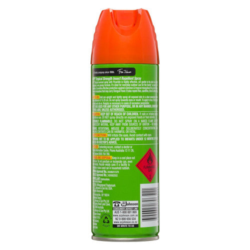 Off! Tropical Strength Insect Repellent Aerosol Spray 150g Pack of 6