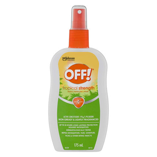 Off! Tropical Strength Insect Repellent Spray 175ml Pack of 6