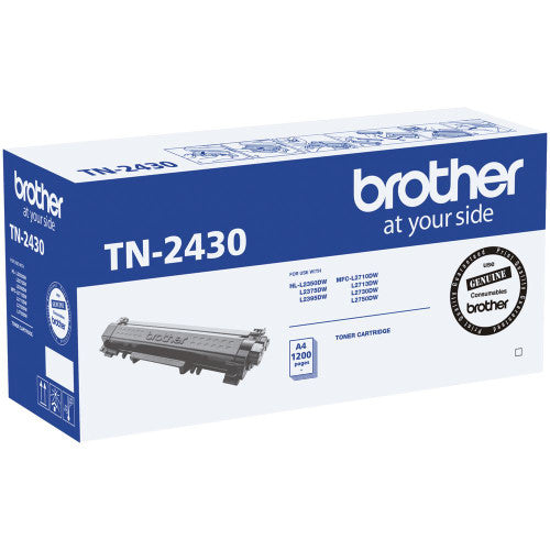 Brother TN2430 Original Toner Cartridge 1200 Pages Black