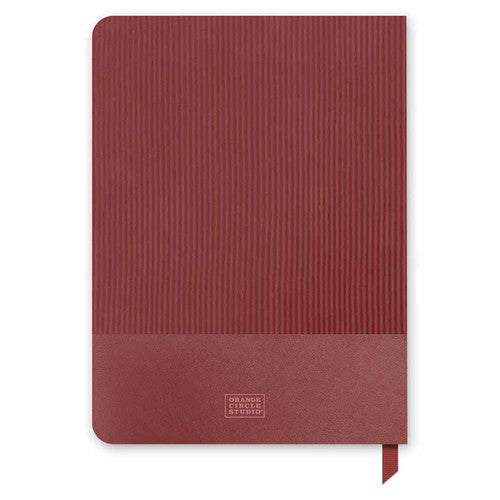 Orange Circle 2026 Diary 142 x 193mm Week To A View Dots On Burgundy