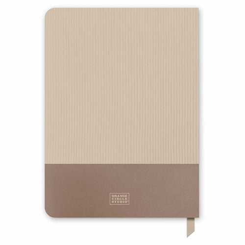Orange Circle 2026 Diary 142 x 193mm Week To A View Sand Dollar