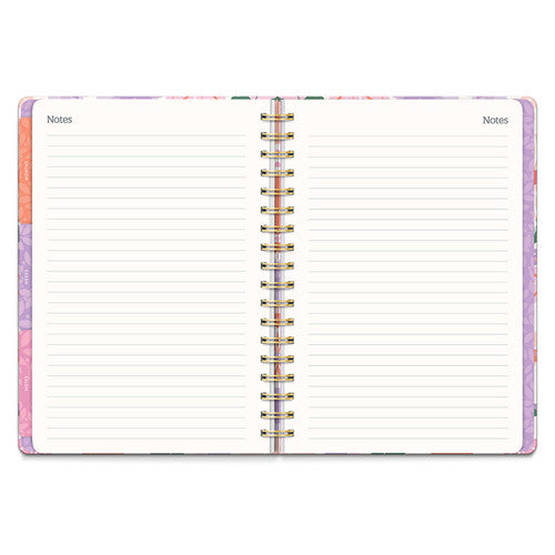 Orange Circle 2026 Diary 178 x 244mm Week To A View Secret Garden