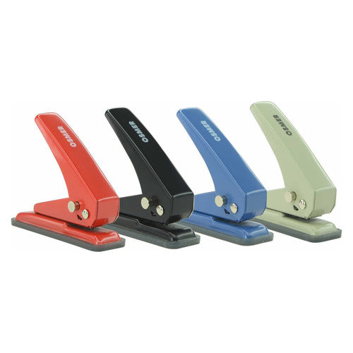 Osmer 1 Hole Paper Punch 20 Sheet Capacity Assorted Colours