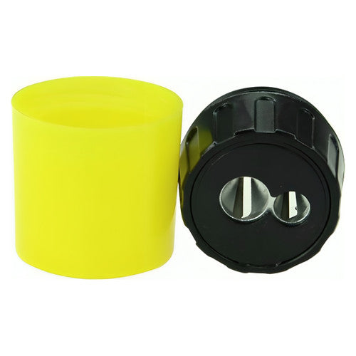 Osmer Sharpener 2 Hole ABS Plastic Drum Solid Assorted Box of 12
