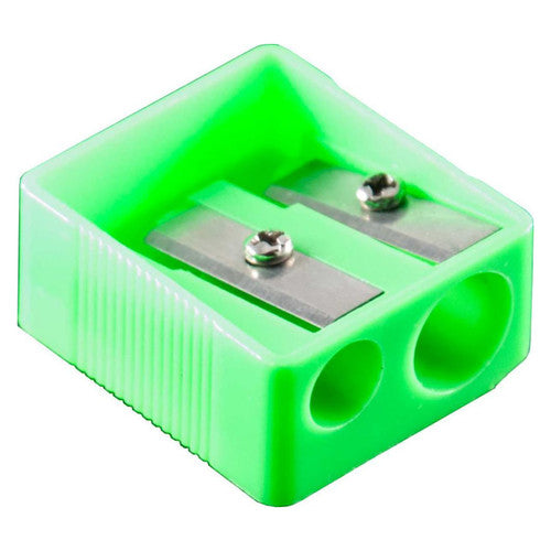 Osmer Sharpener 2 Hole Plastic Assorted Box of 24