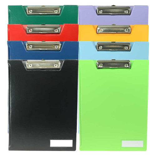 Osmer Clip Folder A4 32 x 24.2cm Assorted Box of 12