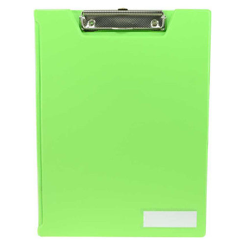 Osmer Clip Folder A4 32 x 24.2cm Lime Green Box of 12