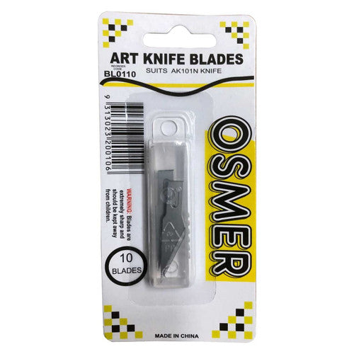 Osmer Art Knife Blades 6mm Refill Pack 10 Box of 24