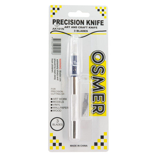 Osmer Art Knife with Grip and 2 Spare Blades Box of 24