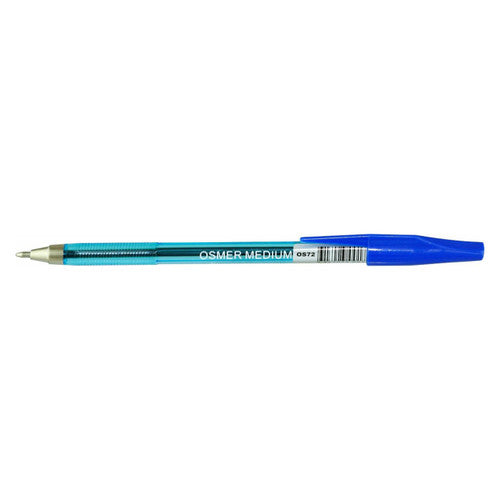 Osmer Ballpoint Pen Medium Blue Box of 12