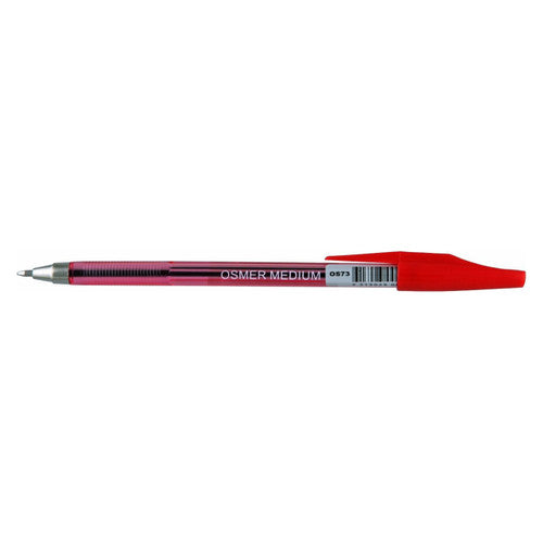 Osmer Ballpoint Pen Medium Red Box of 12