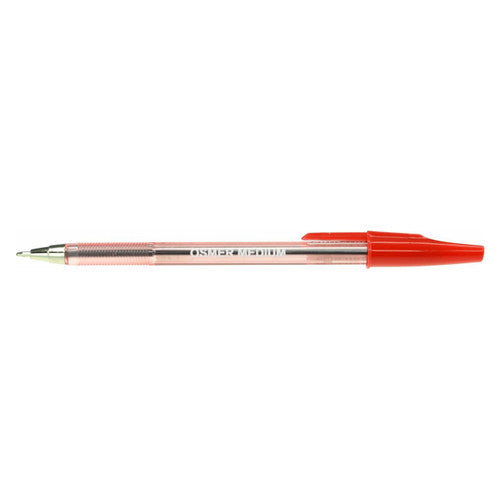 Osmer Ballpoint Pen Medium Red Box of 50
