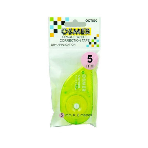 Osmer Correction Tape 5mm x 8m Assorted Pack of 20