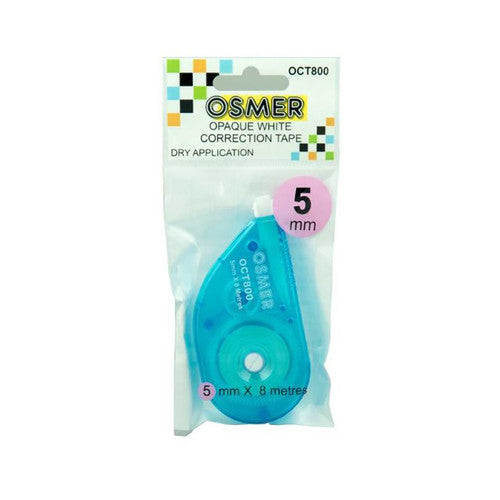 Osmer Correction Tape 5mm x 8m Assorted Pack of 20