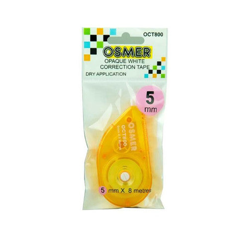 Osmer Correction Tape 5mm x 8m Assorted Pack of 20