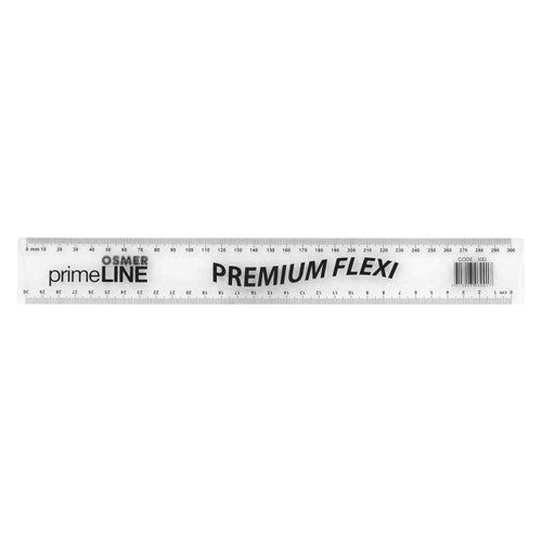Osmer Ruler 30cm Premium Flexible Clear Pack of 24