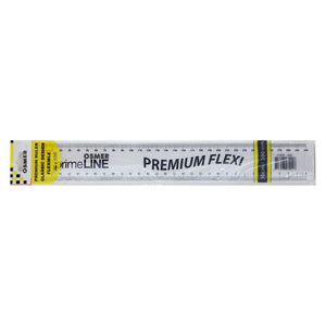 Osmer Ruler 30cm Premium Flexible Clear Pack of 24