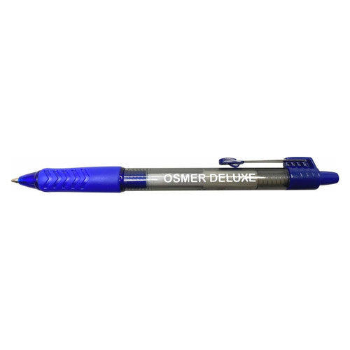Osmer Deluxe Retractable Ballpoint Pen Medium Blue Box of 12