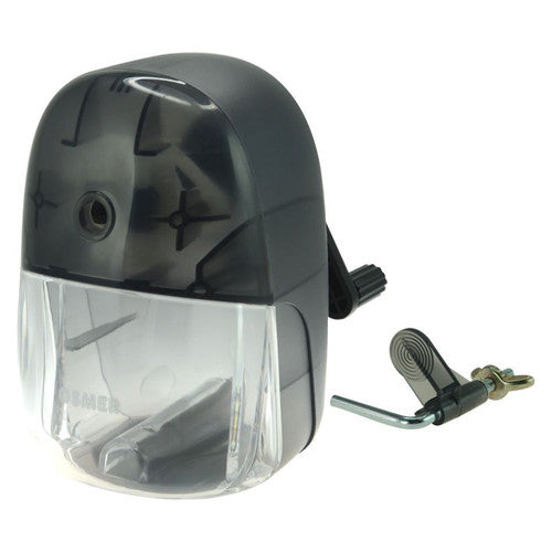 Osmer Pencil Sharpener 1 Hole Translucent Grey