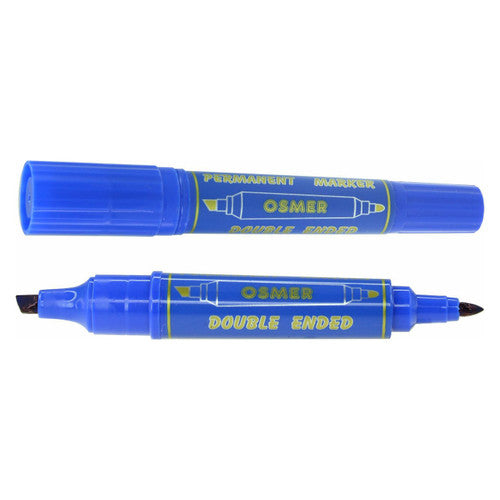 Osmer Double Ended Marker Chisel and Bullet Blue Box of 12