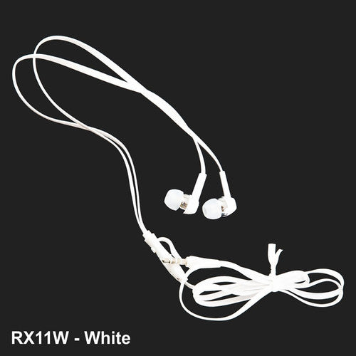 Osmer Earbud Headphone with Microphone White