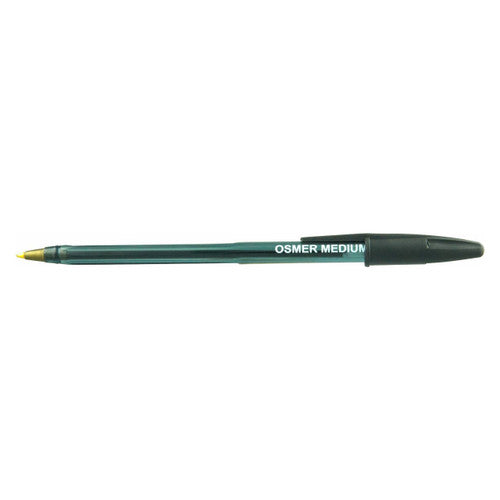 Osmer Economy Ballpoint Pen Medium Black Box of 12