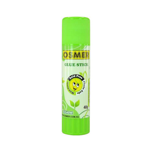 Osmer Glue Stick 40g White Pack of 10