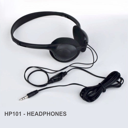 Osmer Headphone with Volume Control 3.5mm Plug Black