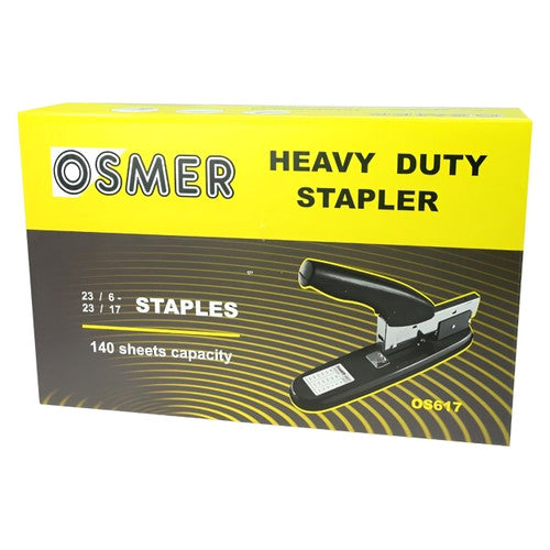 Osmer Heavy Duty Stapling Machine Black