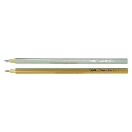 Osmer Colour Pencils Hexagonal Woodcase Pack of 24 Box of 8
