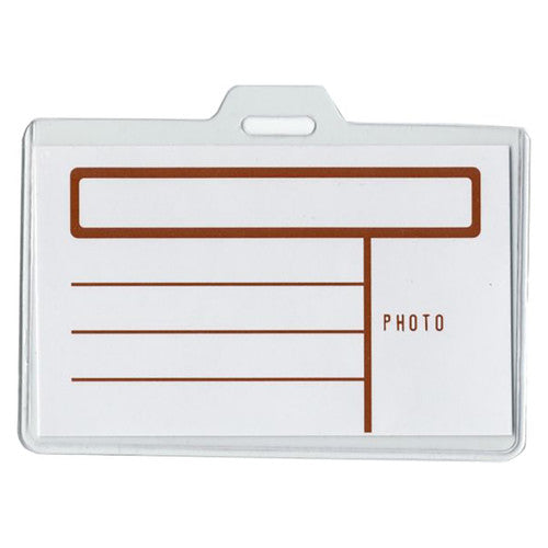 Osmer ID Pouch Landscape 96 x 63mm Clear Pack of 20