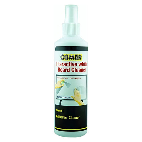 Osmer Interactive Whiteboard Cleaner 250ml Pack of 6