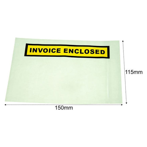 Osmer Labelope with Invoice Enclosed 150 x 115mm White Box of 1000