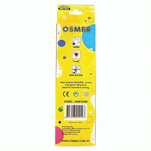 Osmer HB Pencil Jumbo Triangular Box 48