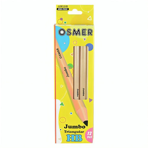 Osmer HB Pencil Jumbo Triangular Box 48